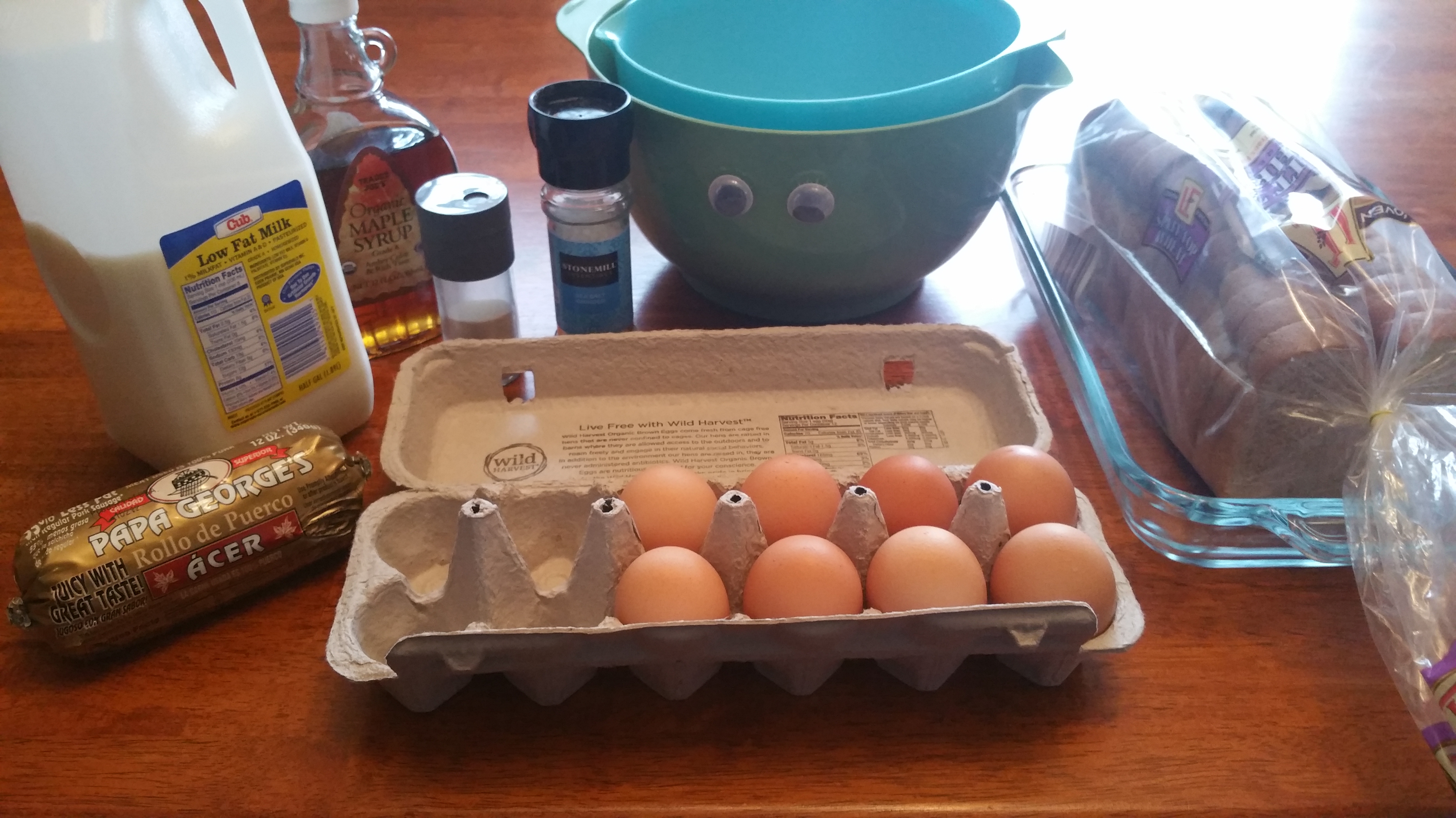 Cinnamon Easter Egg Bake Ingredients